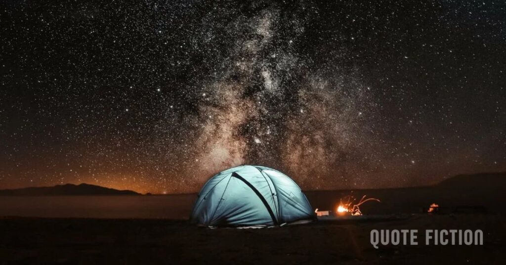 Camping in Starry Night