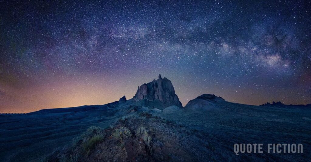 Skygazing View from the Mountain 