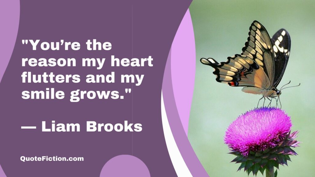 Flirty Quotes You Give Me Butterflies Quotes